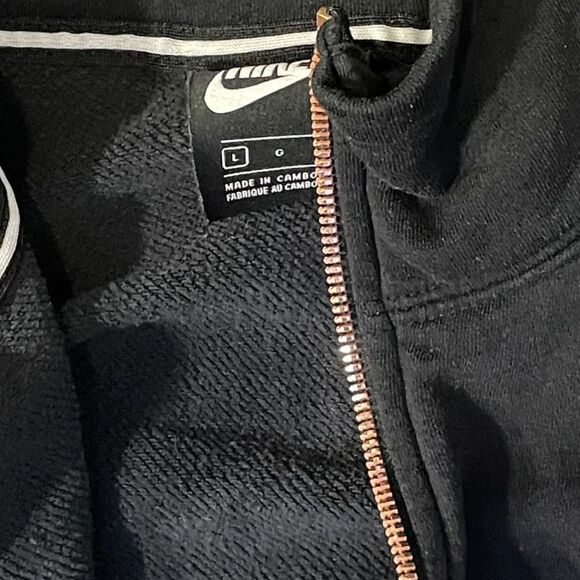 Nike air 1/4 Zip Pull Over Hoodie size Large - Picture 10 of 12